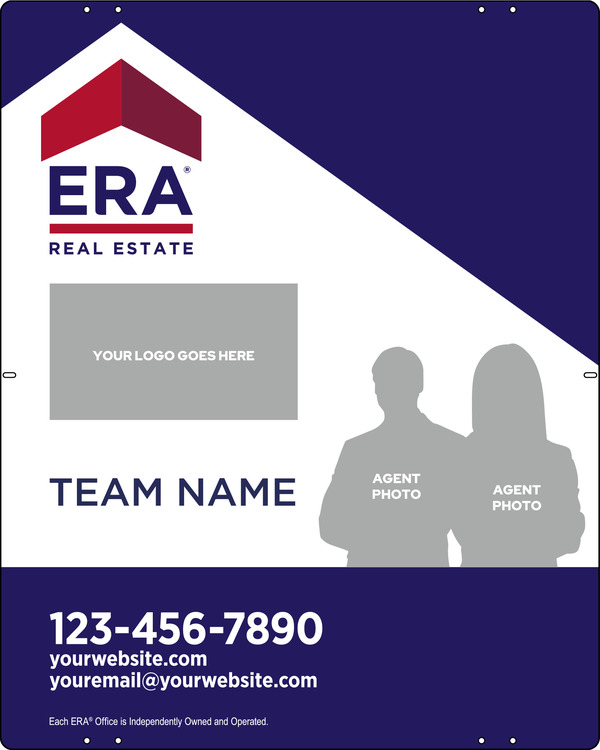 Team Logo - Photo Sign Panel, 30h x 24w, Steel